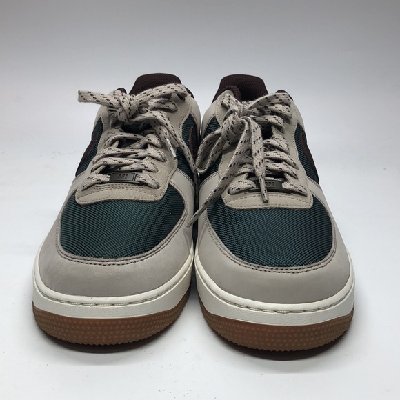 Mens Nike AirForce 1 ‘07 Grey/Brown/Green FQ8823-236 NWOB - Picture 3 of 5